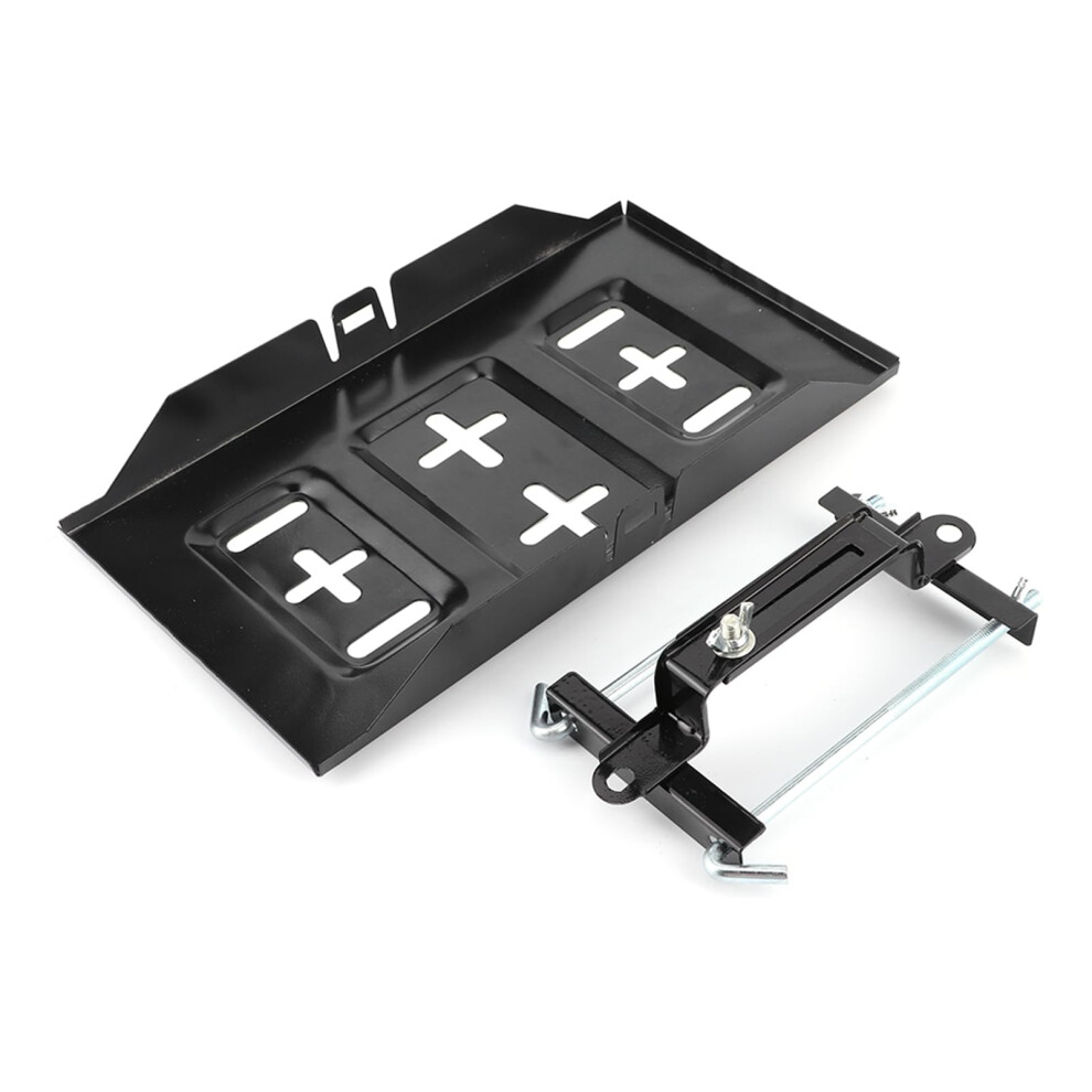 Battery Hold Down Tray And Mount Bracket, Heavy Duty Universal Car And Marine Boat Battery Holder Clamp Kit, 19Cm 9199774626453