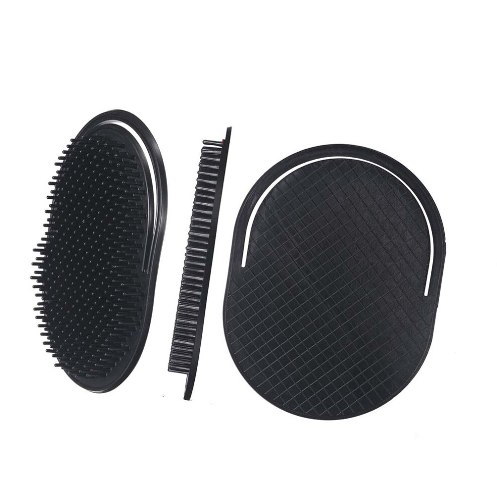 Manual Operation Scalp Massager, Silicone Hair Scalp Massager for Stimulating Scalp and Removing Dandruff, Massage Comb with Ergonomic Design for