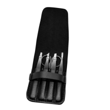 Kit di toelettatura Gentle Touch, pinzette professionali di precisione in acciaio inossidabile per peli del viso, strumenti per la rimozione di peli
