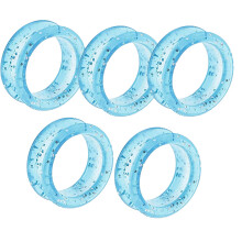 Thumb Inserts for Grooming Shears, Silicone Scissors Grips Thumb Inserts with Soft Cushioning and Customized Fit, Rubber Finger Rings for Enhanced Co