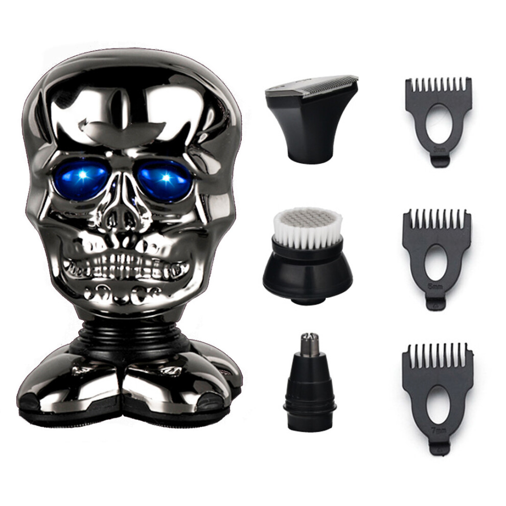 Men's Electric Shaver, 5D Flexible Heads for Maximum Skin Comfort, Precision Dual Track Cutting System & Convenient Charging for Seamless Grooming