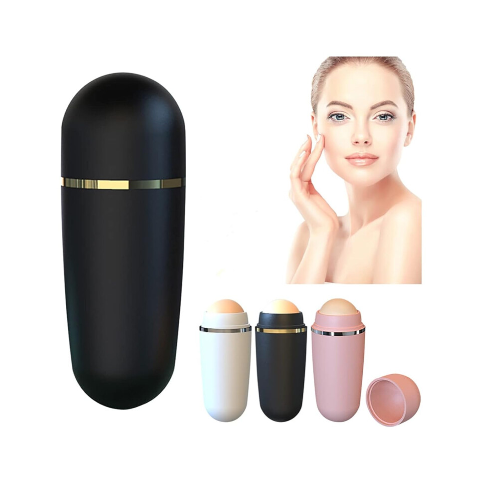 Promote Skin Metabolism With Our Volcanic Stone Ball, Natural Volcanic Roller Stone Portable Reusable, Instant Results Removing Excess Shine, Perfect
