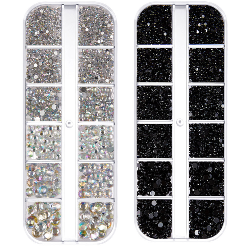 Gleaming Crystal Gems for Unforgettable Artistry, Glue Fix on Glass Rhinestones for Effortless Adornment For Halloween Parties For Nightclubs