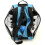 Ice Skating Bag with Large Capacity, Adjustable Shoulder Strap, Three Compartments, Blue 2