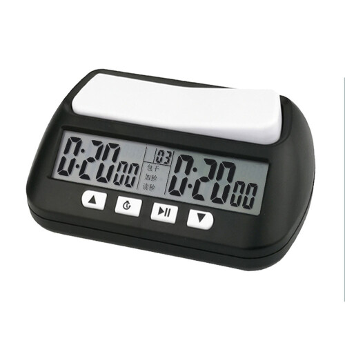 Professional Chess Timer YS-902, Count Up/Down, 3 Modes, Black/Yellow 2