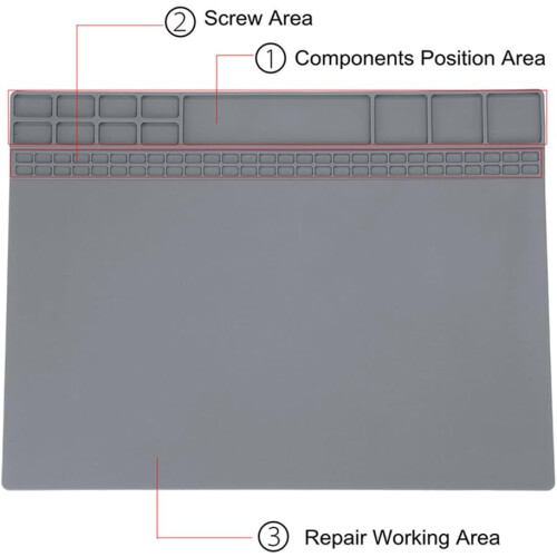 Silicone  Mat Non Slip For Electronic Device  Technicians Workbench Mat 2