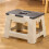 Folding Step Stool Heavy Duty Non Slip Portable Lightweight Foldable Stepping Stool Elegant Gray 4