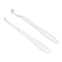Spül- und Interdentalbürsten-Set für orthodontische und Mundpflege, weiß