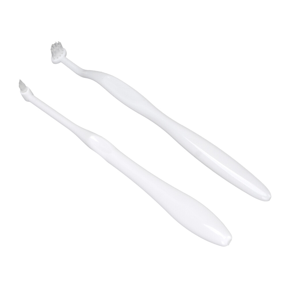 White Tufted & Interdental Toothbrush Set For Orthodontic & Stain Removal,