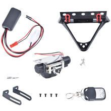 Metal Front Bumper Racing Upgrades Winch Mount Shackles Tow Hook Sturdy Durable High Quality RC Crawler Car Parts Accessories For Axial SCX10 Gen7 Gen