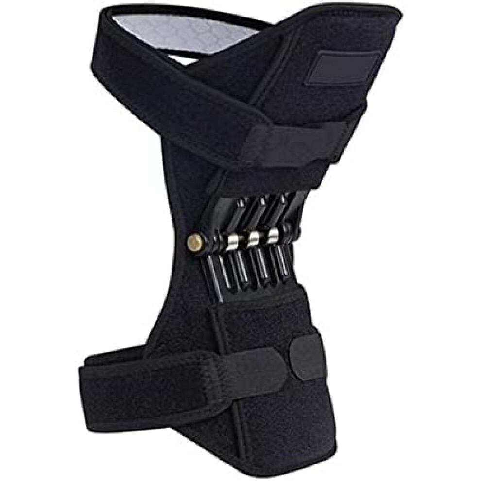 Knee Support Brace With Powerful Spring Support, Breathable Nonslip Fabric For Joint Pain Relief 9199774627566