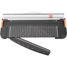 Heavy Duty Paper Cutter Guillotine Trimmer With Transparent Pressure Gauge For Laminated Paper And Craft Project