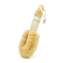 Lymphatic Drainage Dry Skin Brush With Natural Bristles, Stimulates Circulation And Exfoliates Dead Skin, Jute Handle For Easy Grip, Travel Companion