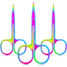 Outil de beauté multifonctionnel, ciseaux à sourcils avec poignée antidérapante pour une épilation précise du visage, ciseaux de toilettage