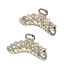 Modische Haaraccessoires, Haarspangen aus Metall mit fischgrätenförmiger, rutschfester Hohlklammer, starker Halt für dickes und dünnes Haar,