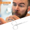 Ethically Made Grooming Scissors, Ultimate Quality, Sharp Curved Blade For Beard Eyelashes Eyebrows, Comfortable Control Large Rings, Suitable For Ha 6