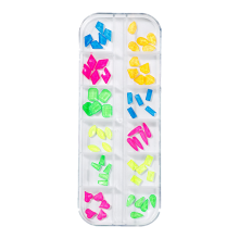 Glass Flatback Crystals Set, Iridescent Crystal Ab Color For Crafting, 3D Decorations Add Charm To Your Creations (Premier Rhinestone Set)