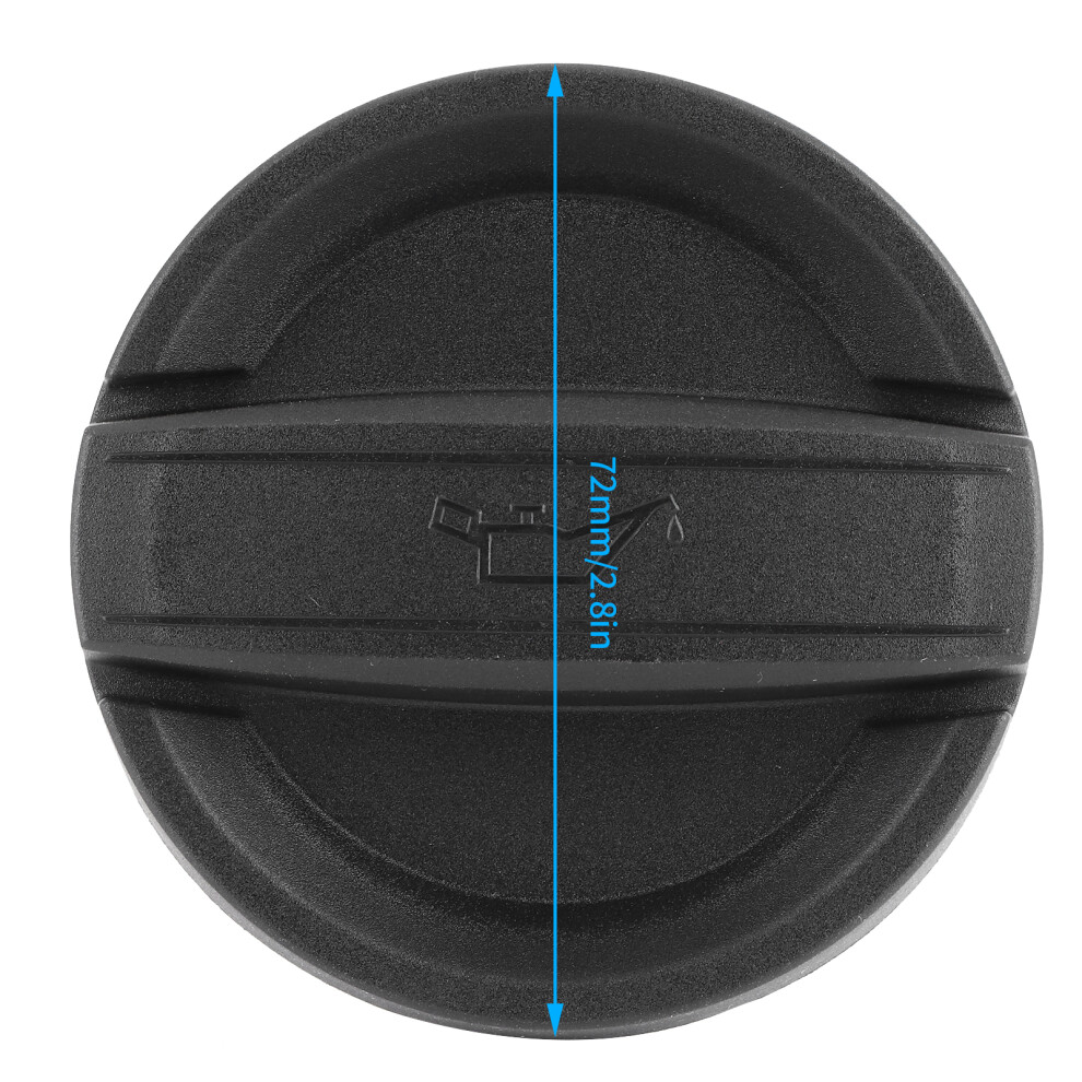 Oil Filler Cap For 135I/228I/320I/330E/530I/640I/750I | 72Mm Black 4301379475175