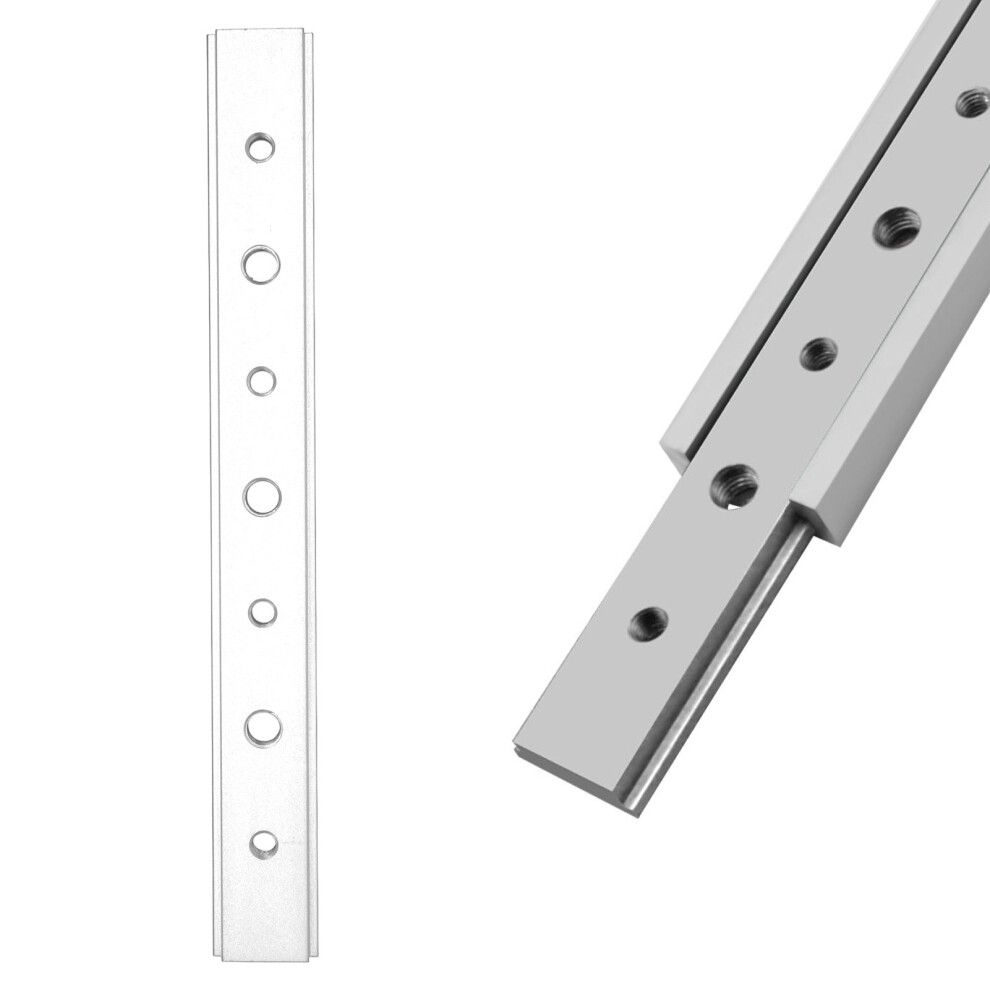 200Mm Aluminum Alloy T Slot Miter Track Jig For Woodworking Silver 5051376100554