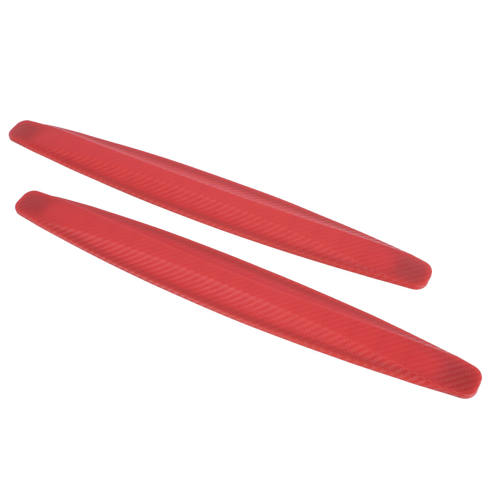 Car Bumper Edge Protector Body Corner Lip Side Guard Universal Rubber Red 4931379477116