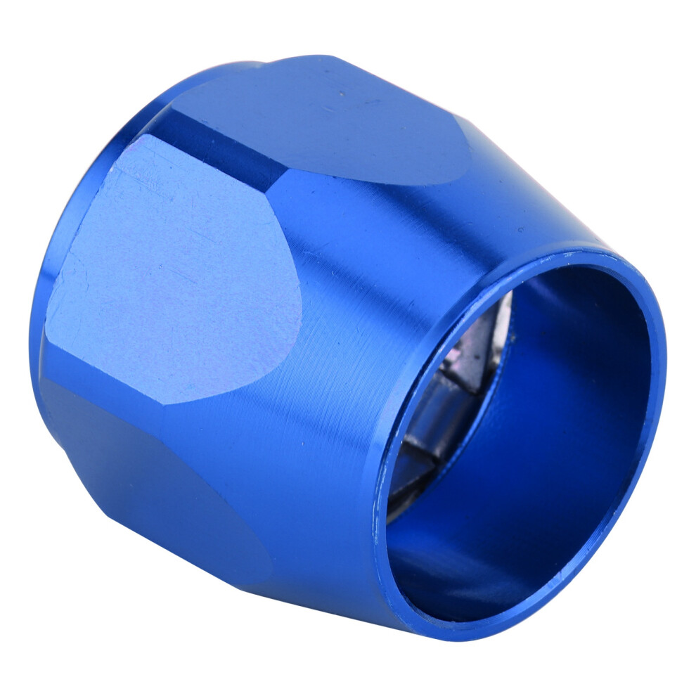 12An Aluminum Hose Finisher Clamp For Fuel, Oil, Gas, Air, Water Blue 8751379477628