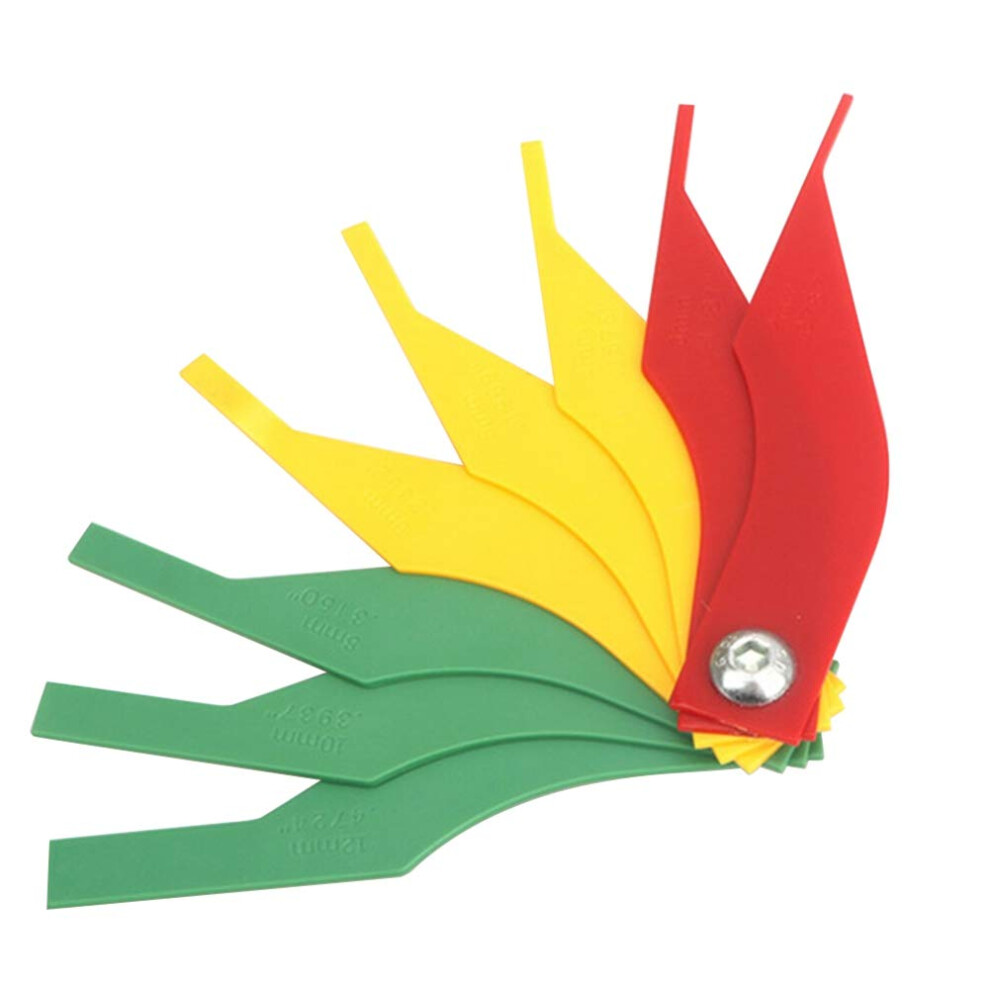 8 In 1 Brake Pad Thickness Gauge With Colorcoded Wear Indicators For Quick Automotive Inspection 9199774631310