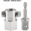 Trailer Jack Handle Replacement, Steel Construction, Universal Compatibility Trailer Jacks, Drill Bit And Socket Adapters 5