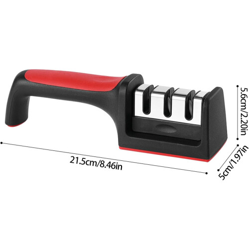 Ceramic Sharpener Revivers For Household Use Ceramic Steel Sharpening System Secure Handle Stable Base 1