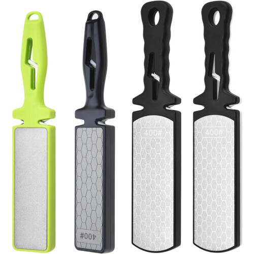 5 In1 Double Sided Sharpener Kitchen Tool Coarse And Fine Grit Knife Sharpening 2