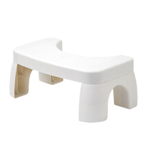 Squatting Toilet Foot Stool Adjustable Defecation Posture Sturdy NonSlip Multipurpose Foot Stool For Home And Travel White