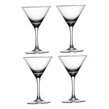 4pcs Glass Wine Cup Tall Cocktail Glasses For Whiskey Cocktails Set Of 4 Clear Drinking Glasses
