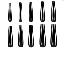 Capsules d'ongles pré-gravées et sculptées, en gel souple, pour les professionnels des salons et les adeptes du DIY, idéales pour les fêtes