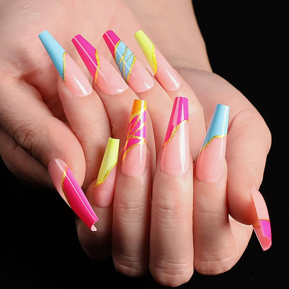 Sparkling Salon-like Results, Press On Nails With Exquisite Choice For Every Dress Code For Halloween Parties For Nightclubs For Daily Use