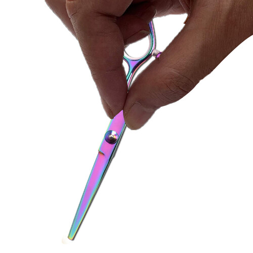 sonho de qualquer cabeleireiro: Tesoura de corte de cabelo de 15 cm (6 polegadas), com lâminas micro serrilhadas inclusas. Kit profissional com 2
