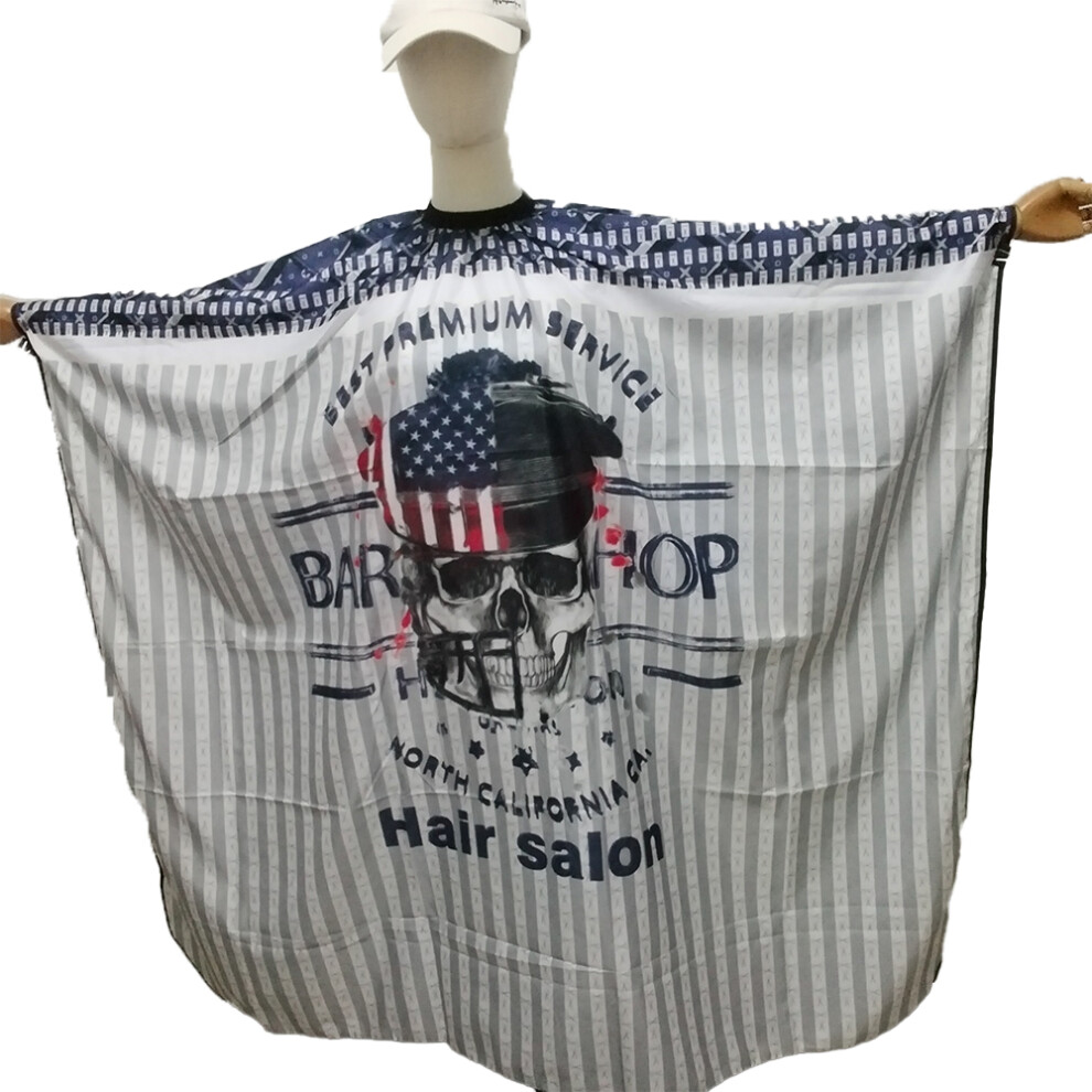 Professional Salon Cutting Cape for Hair Stylists, Barber Cape with Adjustable Neck Circumference, Reusable Hairdressing Cape Featuring Waterproof Pr