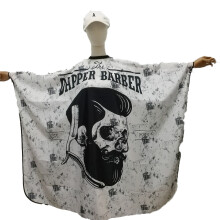 Capa profissional para corte de cabelo em salão, capa de barbeiro com circunferência do pescoço ajustável, capa de cabeleireiro reutilizável com