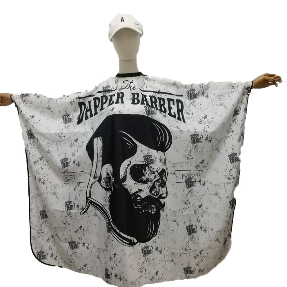 Professional Salon Cutting Cape for Hair Stylists, Barber Cape with Adjustable Neck Circumference, Reusable Hairdressing Cape Featuring Waterproof Pr
