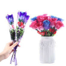 Elegante, dekorative Schutzhüllen, wasserdichte Rosenhüllen zum Schutz einzelner Rosenstiele, transparente Straußhüllen in verschiedenen Farben