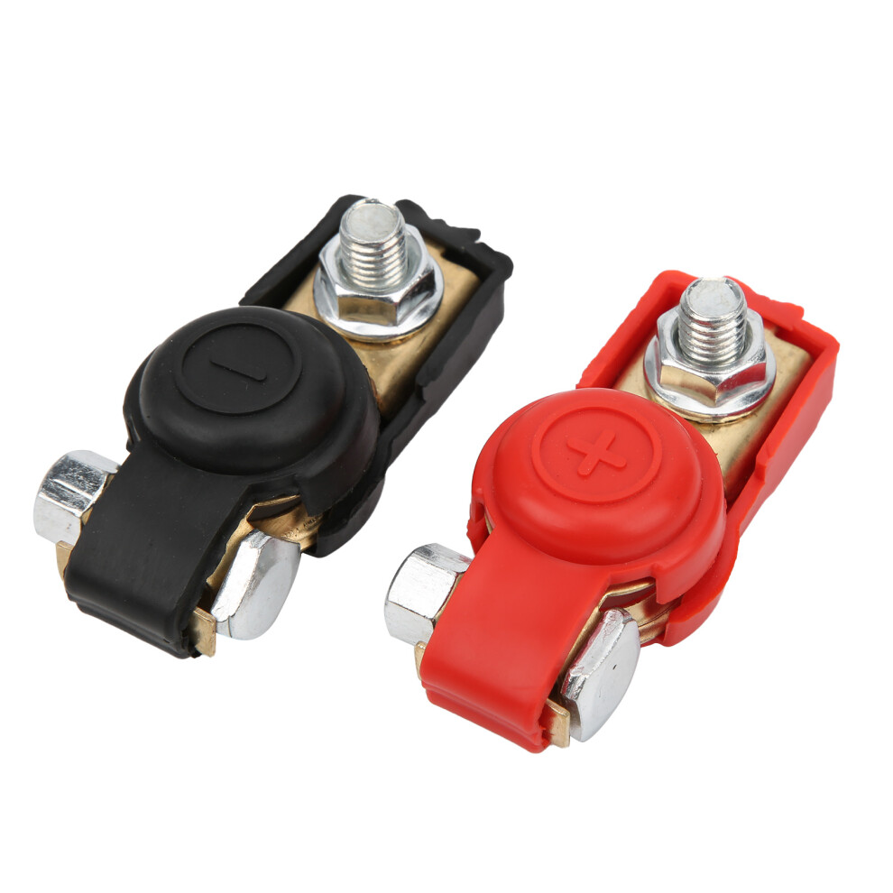4Pcs Copper Battery Terminal Clamps Kit, Universal 16-17Mm 4901379480553