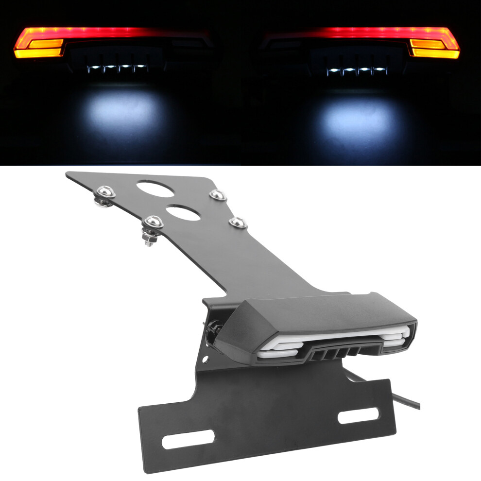 Motorcycle License Plate Holder Bracket With Led Tail For Yamaha Xsr900 2014-2020 Light 8741382550562