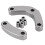 Engine Side Protector Frame Kit, Power Steering Pump Bracket Compatible with SBC Engines, Adjustable Crash Pad for Frame and Engine Case Protection, 4