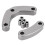 Engine Side Protector Frame Kit, Power Steering Pump Bracket Compatible with SBC Engines, Adjustable Crash Pad for Frame and Engine Case Protection, 8