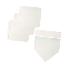 Throw Down Bases Kickball Softball Training Set With White Durable Portable Bases