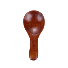 Crockery Set Wooden Spoon Tea Tools 8x3.5 cm Small Seasoning Gadgets Black Dinner Set One Size