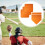 Throw Down Baseball Base Rubber Set With Softball Bases Orange Pitcher Rubber Kickball Training 3