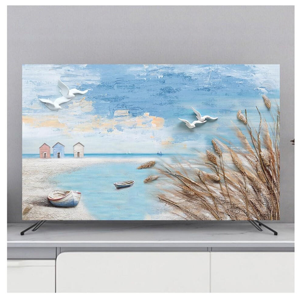 Indoor Tv Cover 3280 Inch, Soft Polyester, Printed Dustproof Protector, Compatible With Smart Tv C 9199774634199