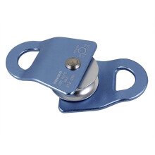 Climbing Pulley 2000kg Heavy Duty Aluminum Pulley Block 360 Swivel for Outdoor Rock Climbing