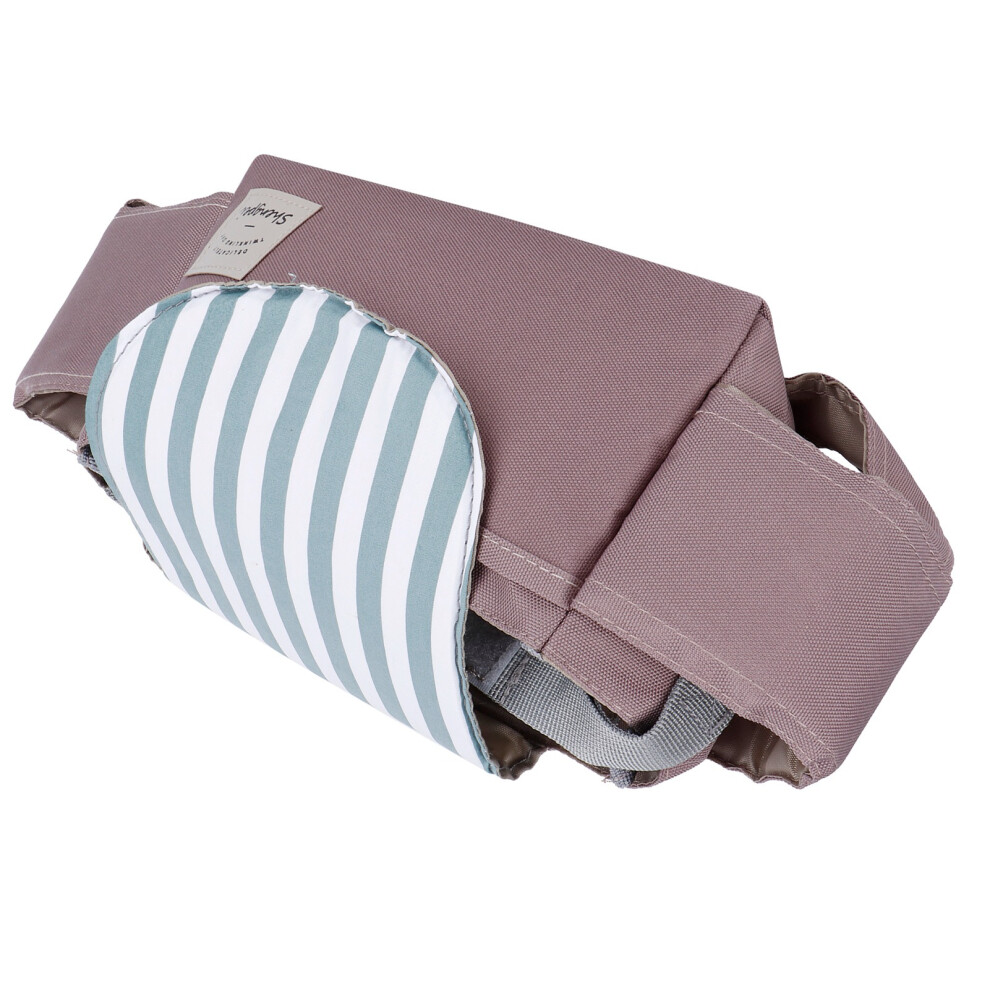 Universal Baby Stroller Organizer Bag With Cup Holder, Stripe Green