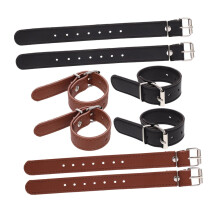 4 Pairs Adjustable Front Bicycle Basket Straps PU And Aluminum Alloy Bike Basket Belts For Adults