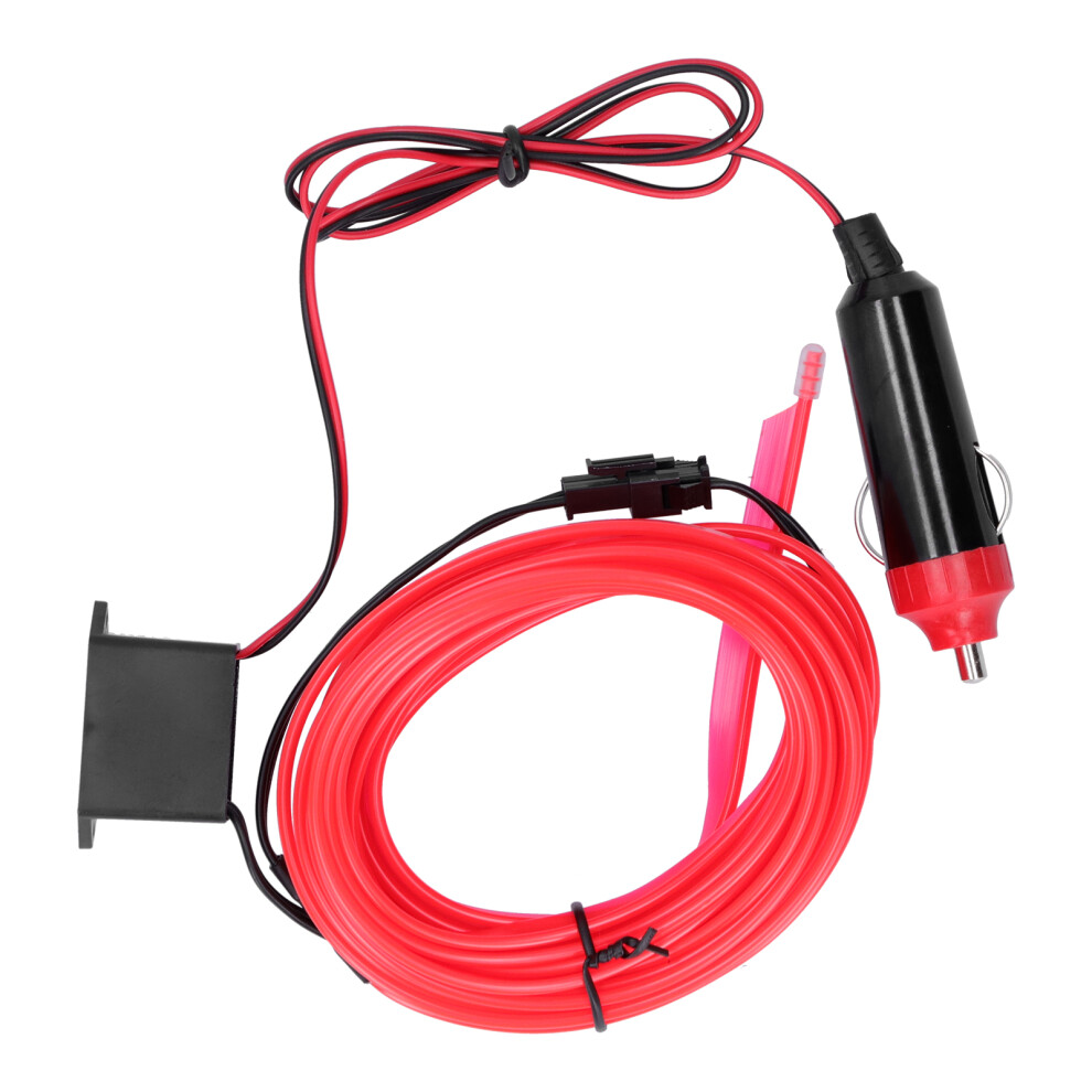 Led Strip 5M/16.4Ft Car Interior Ambient Luminous Dc 12V Light/Red 4331379483931